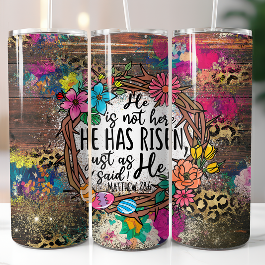 He Is Risen, Sublimation Transfer