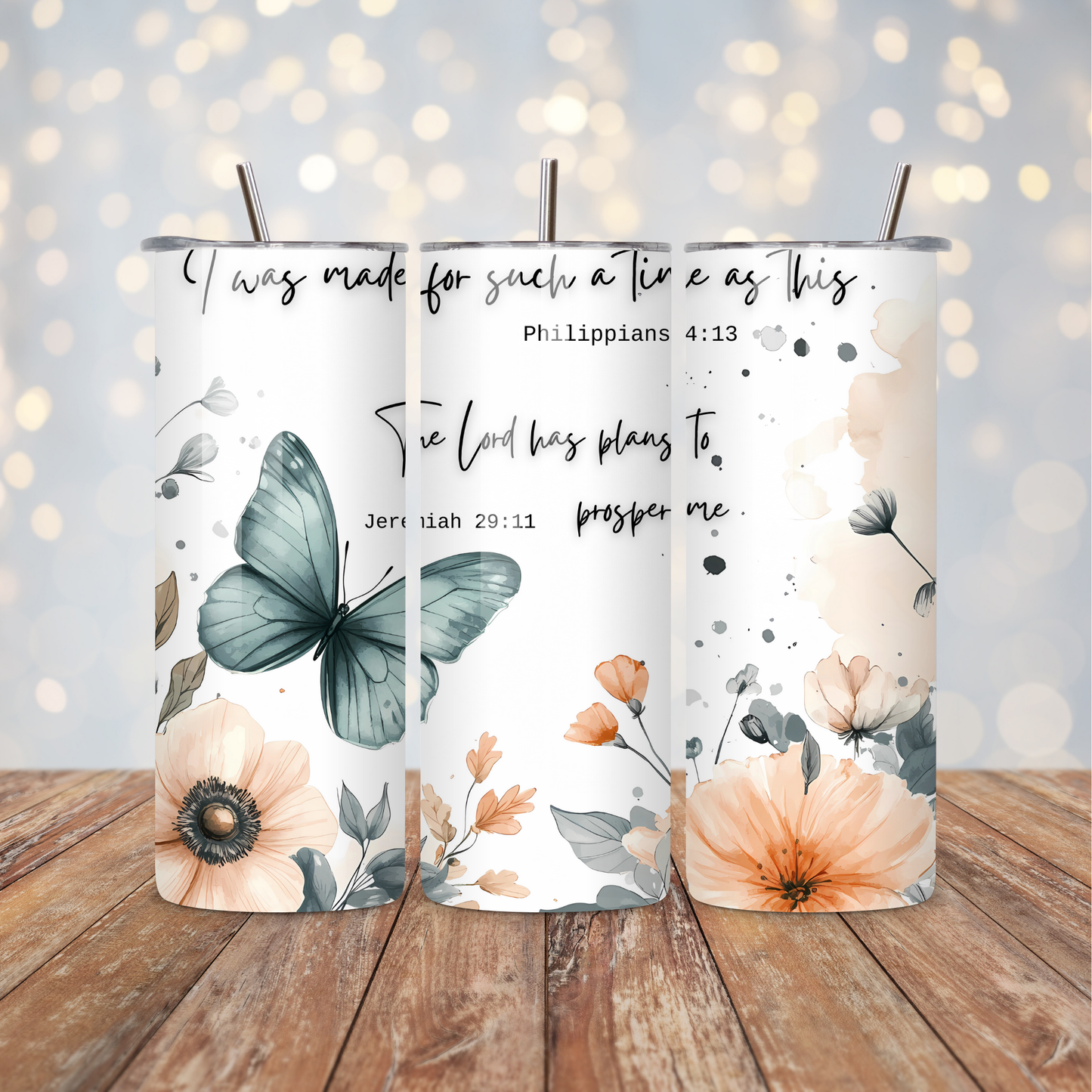 Prayer Butterfly Quotes Sublimation Transfer