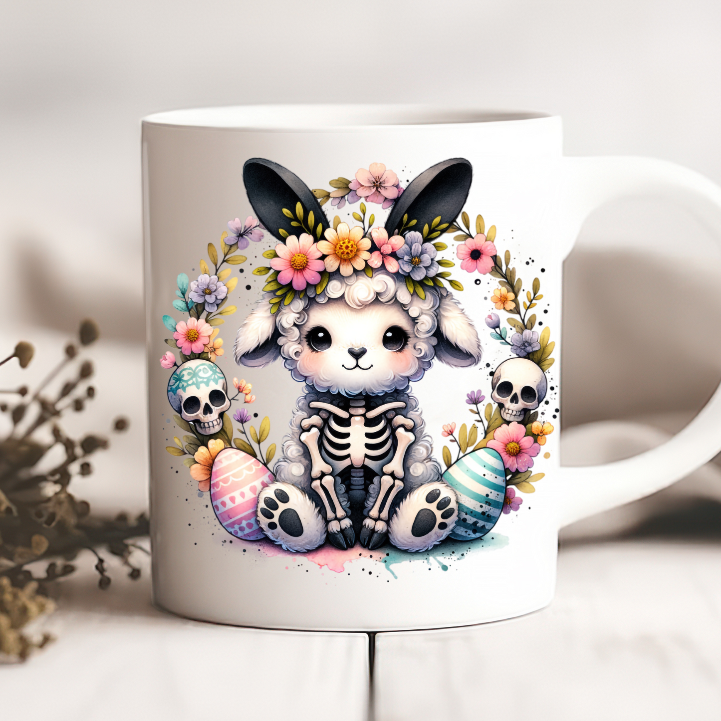 Gothic Easter Mug, Sublimation Transfers