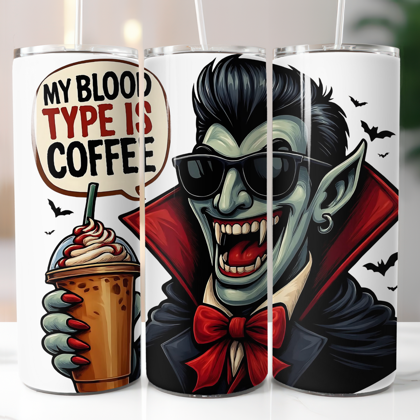 My Blood Type is Coffee Sublimation Transfers