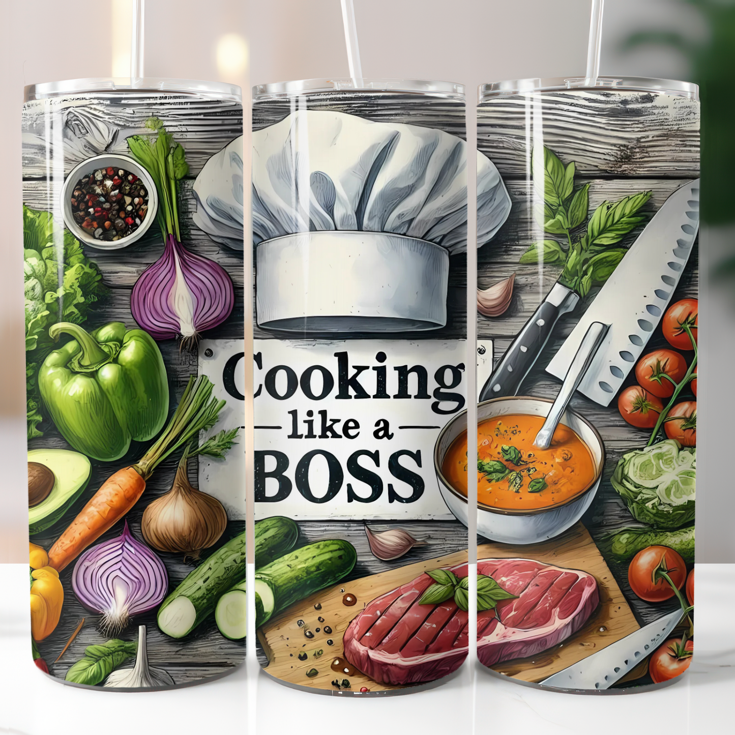 Chef Cooking Like A Boss