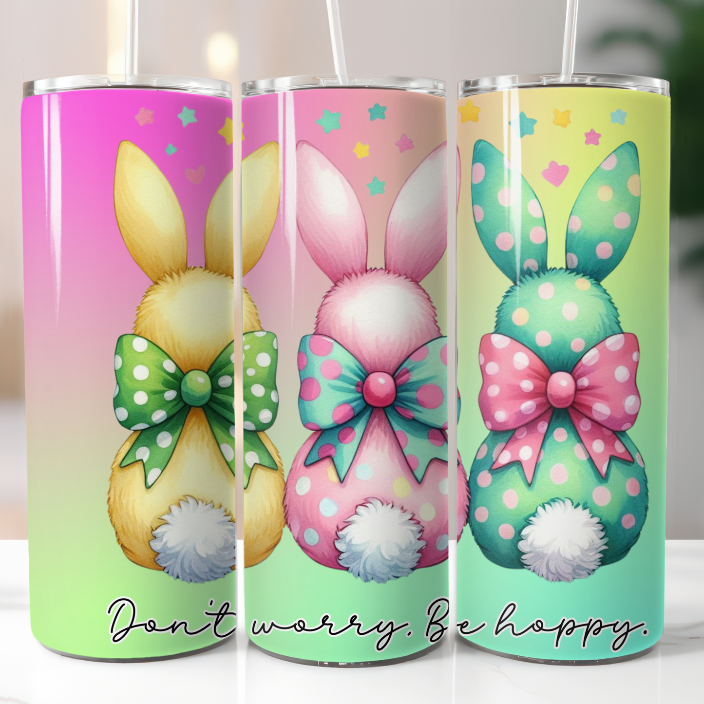 Don't Worry Be Hoppy Sublimation Transfers