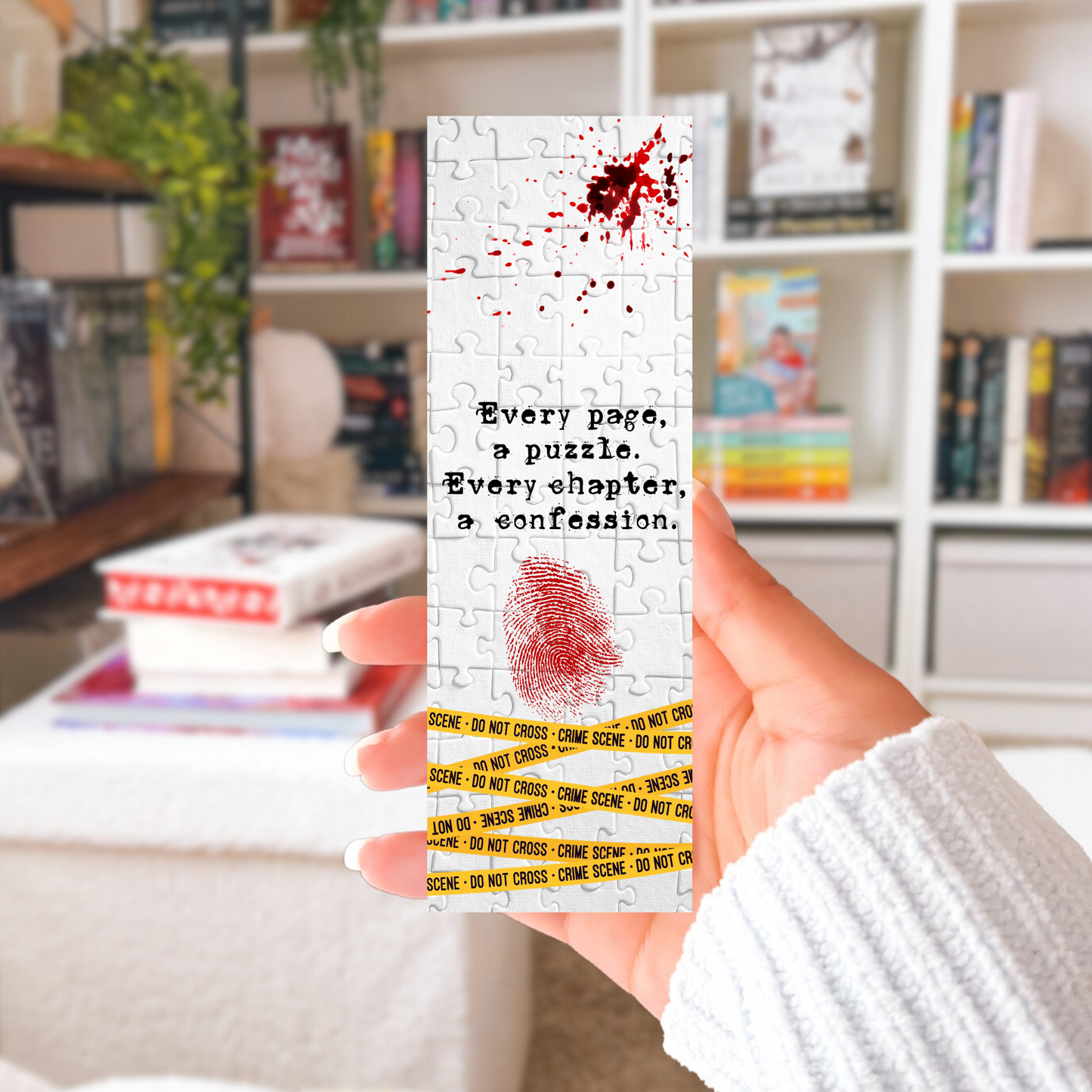 Every Page A Puzzle Bookmark Sublimation Transfers