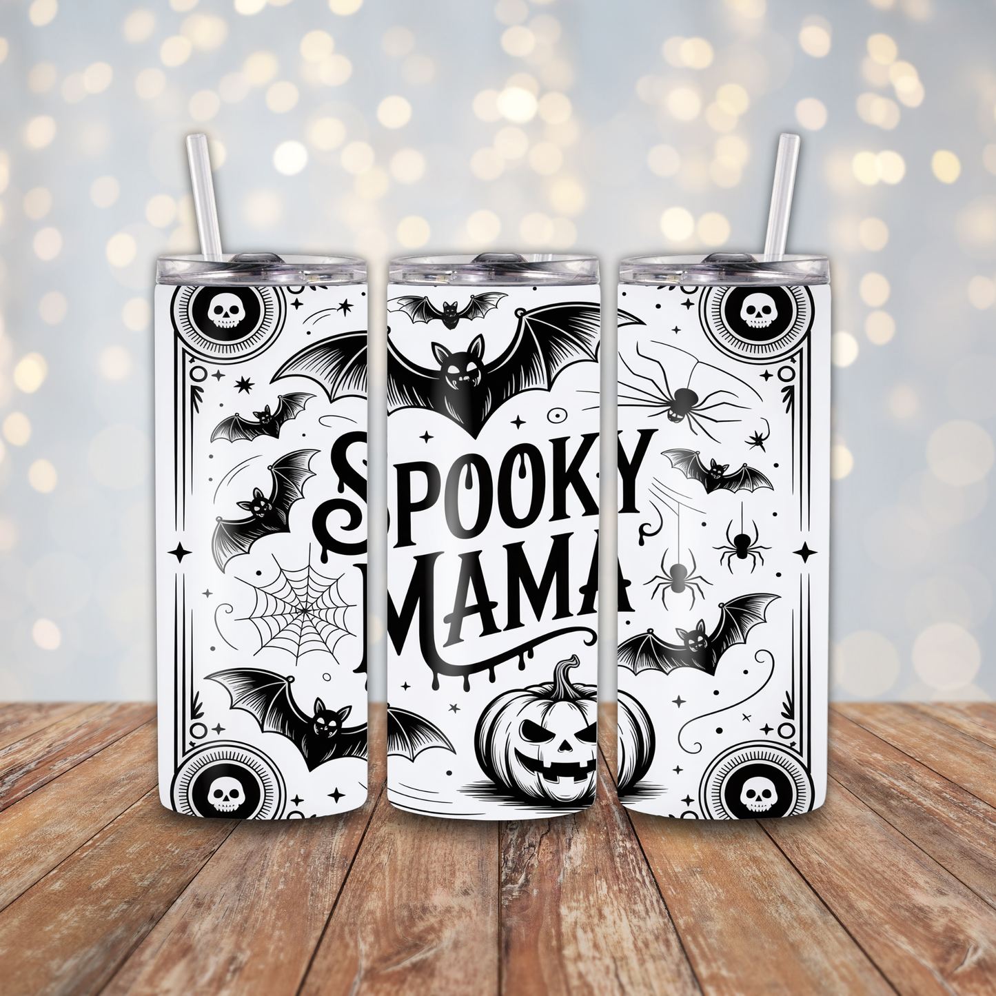 Spooky Mama Bat Sublimation Transfers