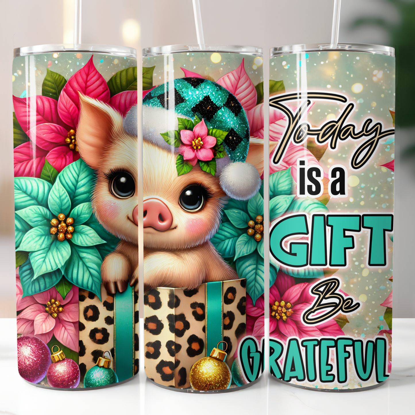 Today Is A Gift Pig Sublimation Transfer