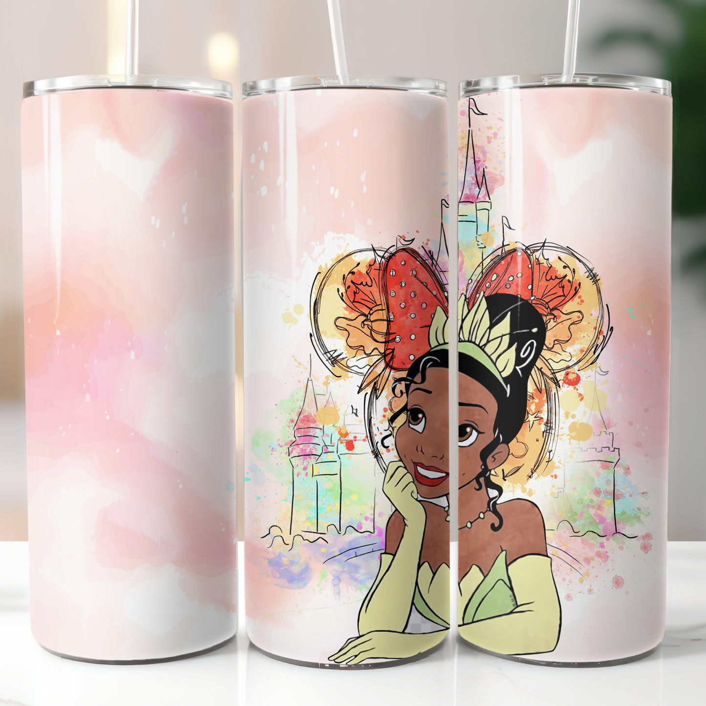 Princess Castle Bow, Sublimation Transfer