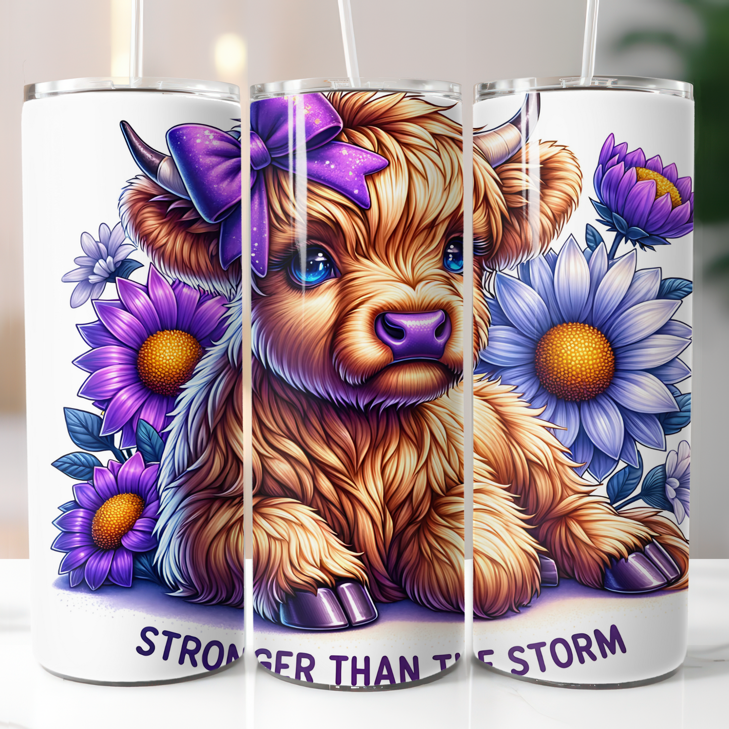 Stronger Than The Storm Highland Cow