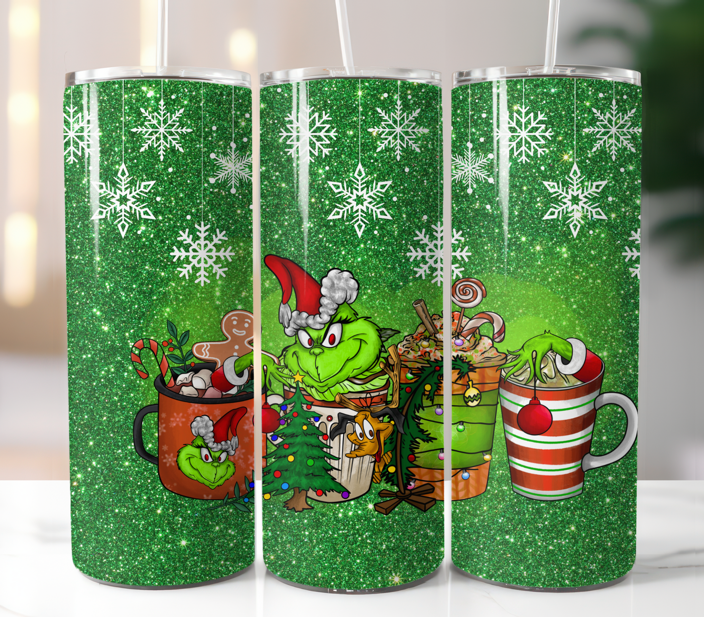 Christmas Grinch Drink Digital