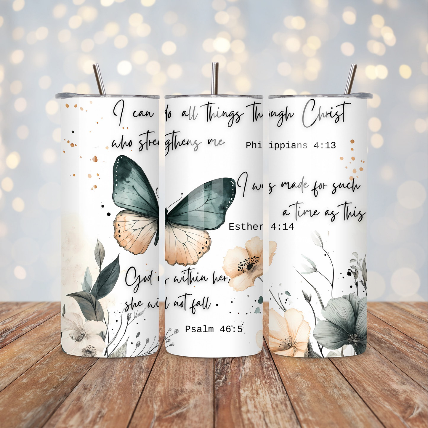 Prayer Butterfly Quotes Sublimation Transfer