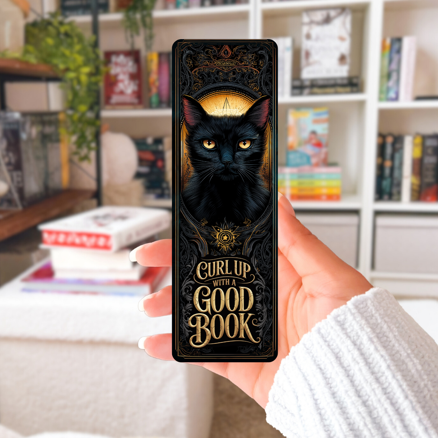 Curl Up With A Good Book Cat Sublimation Transfers