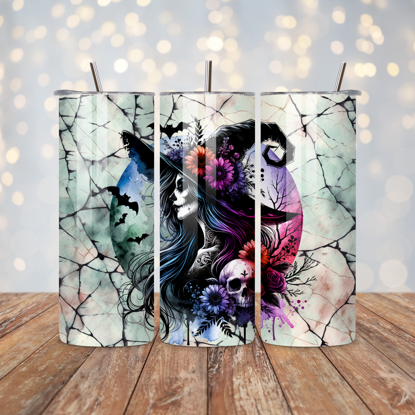 Skeleton Witch Sublimation Transfer
