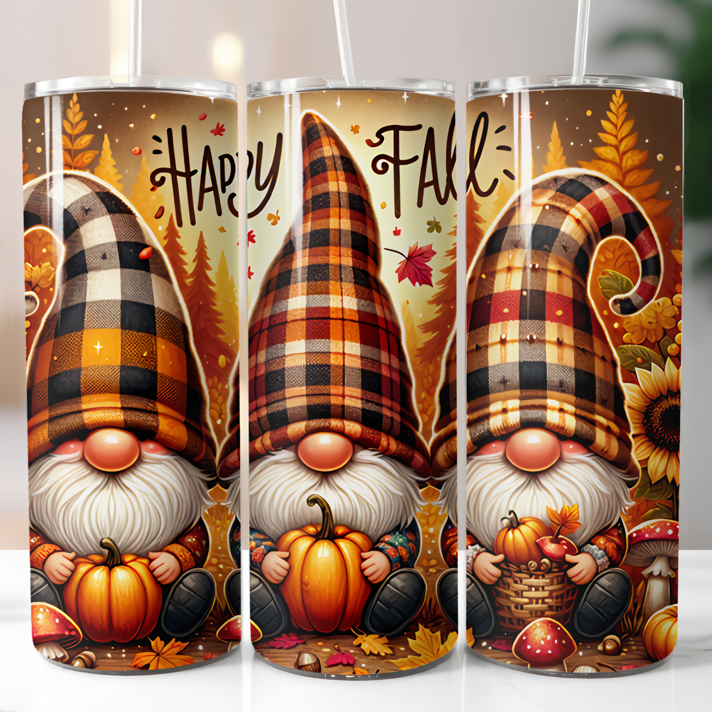 Happy Fall Y'all Gnome Sublimation Transfer