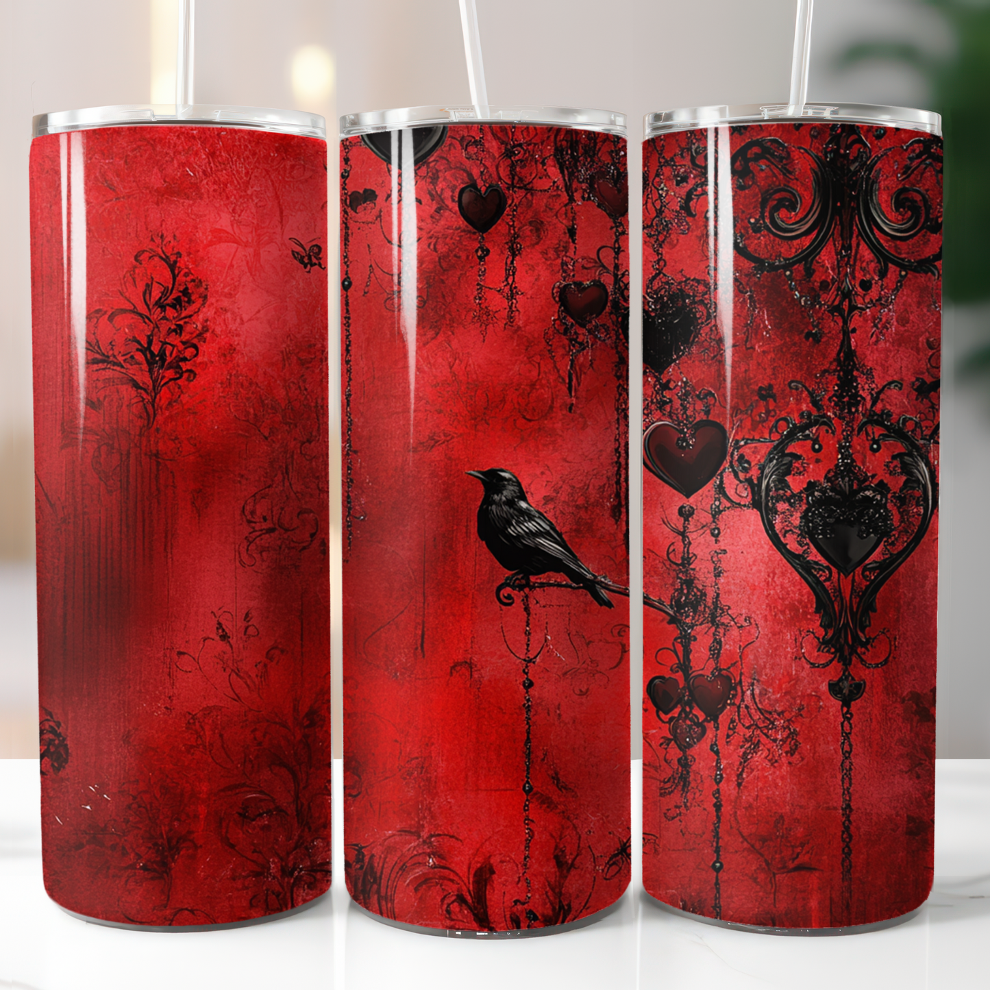 Gothic Valentine Raven