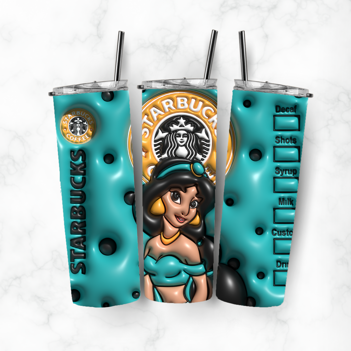 Coffee Jasmine, Sublimation, Ready to Print, Ready To Press, Print Out Transfer, 20 oz, Skinny Tumbler Transfer, NOT A DIGITAL