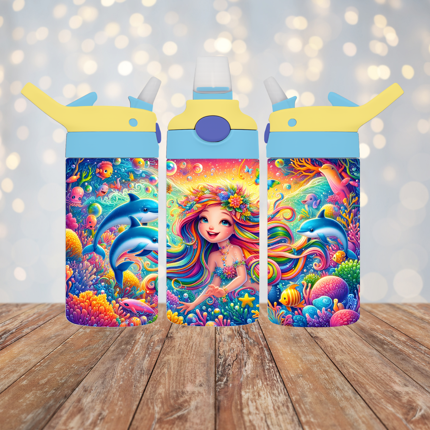 Rainbow Mermaid Sublimation Transfer