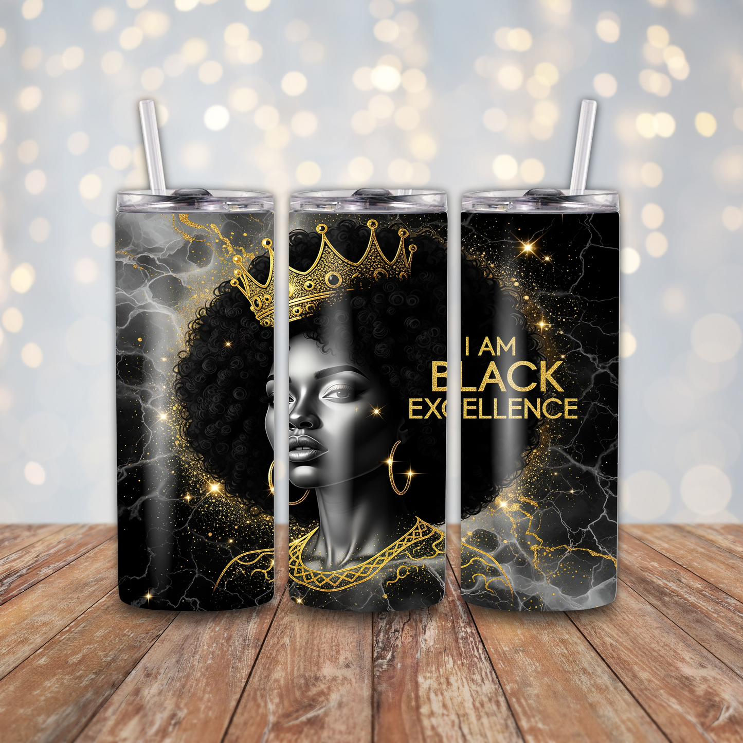 I Am Black Excellence Sublimation Transfers