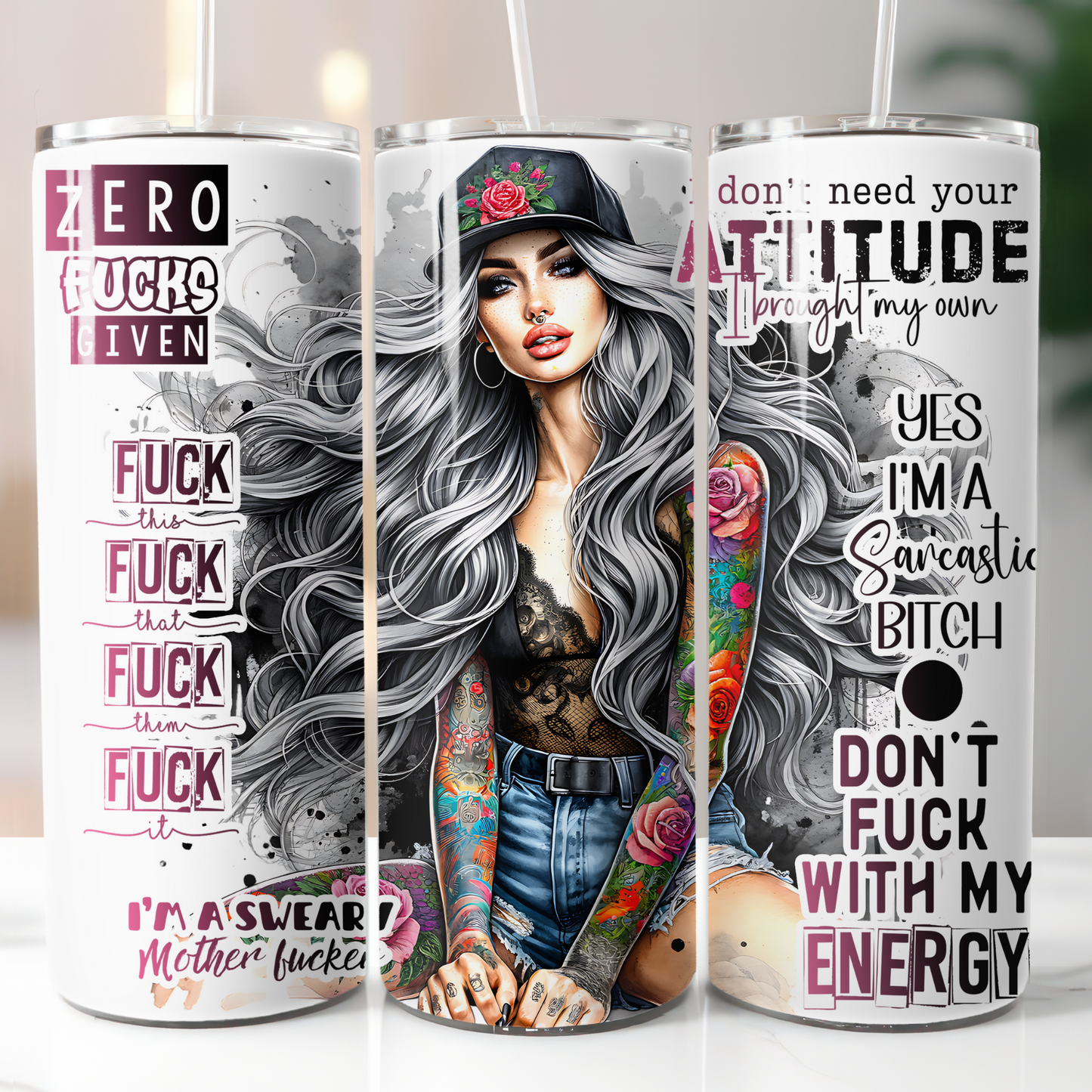 Zero Fucks Given Sublimation Transfer