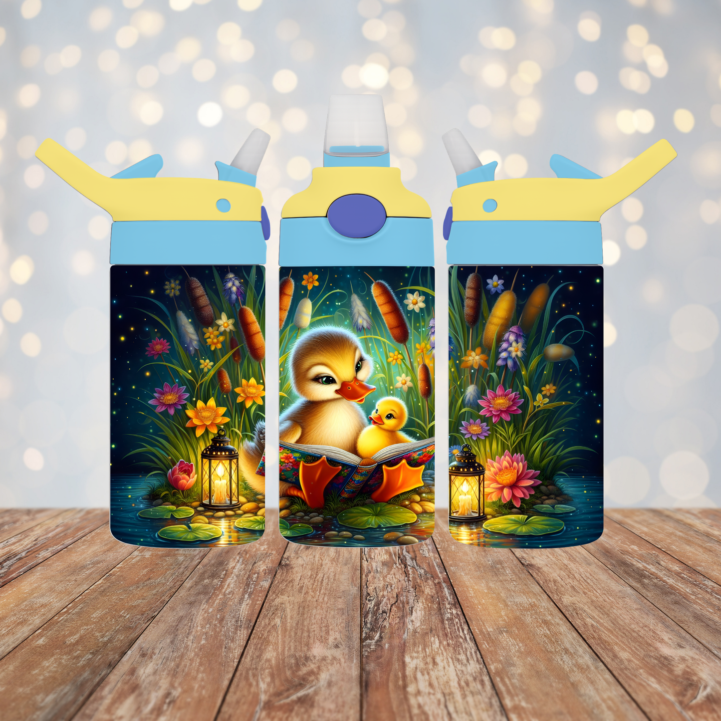 Yellow Baby Chick and Mom Sublimation Transfer