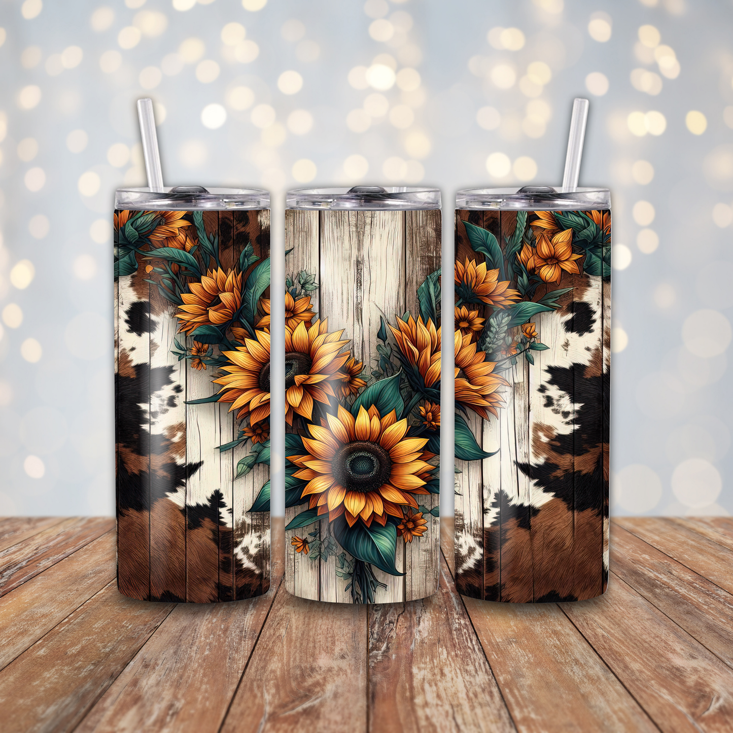 Country Western Sunflowers Sublimation Transfers