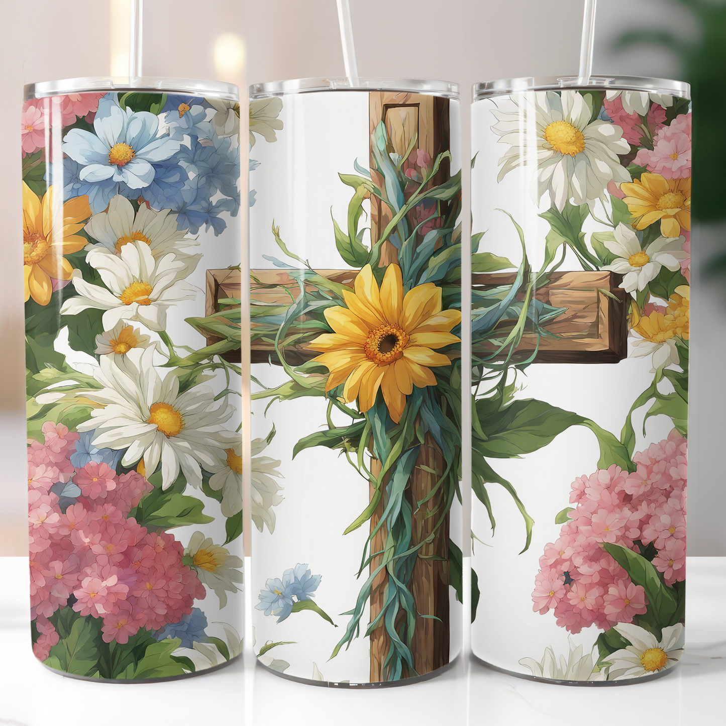 Easter Cross, Sublimation Transfer