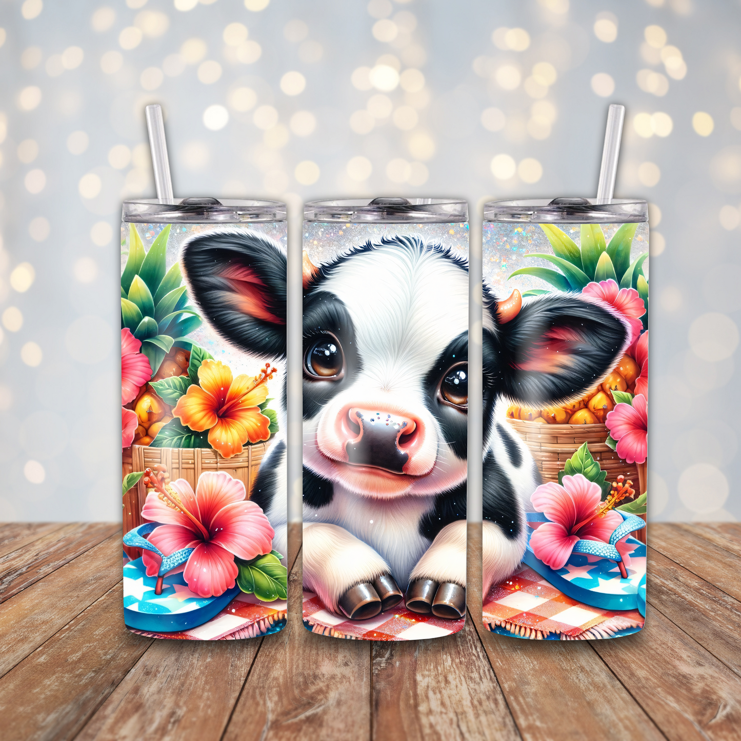 Baby Cow Picnic Sublimation Transfers