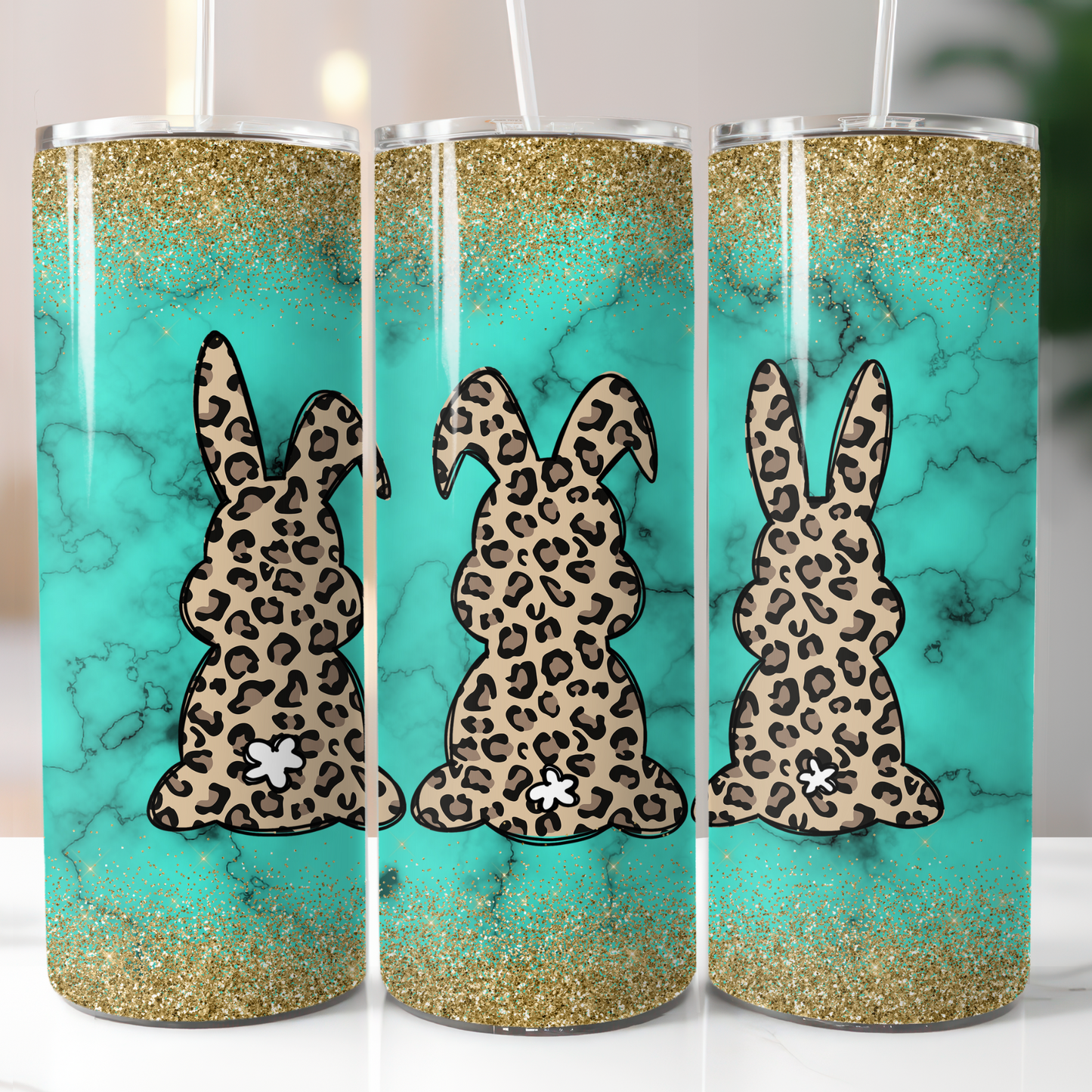 Easter Rabbit Leopard, Sublimation Transfer