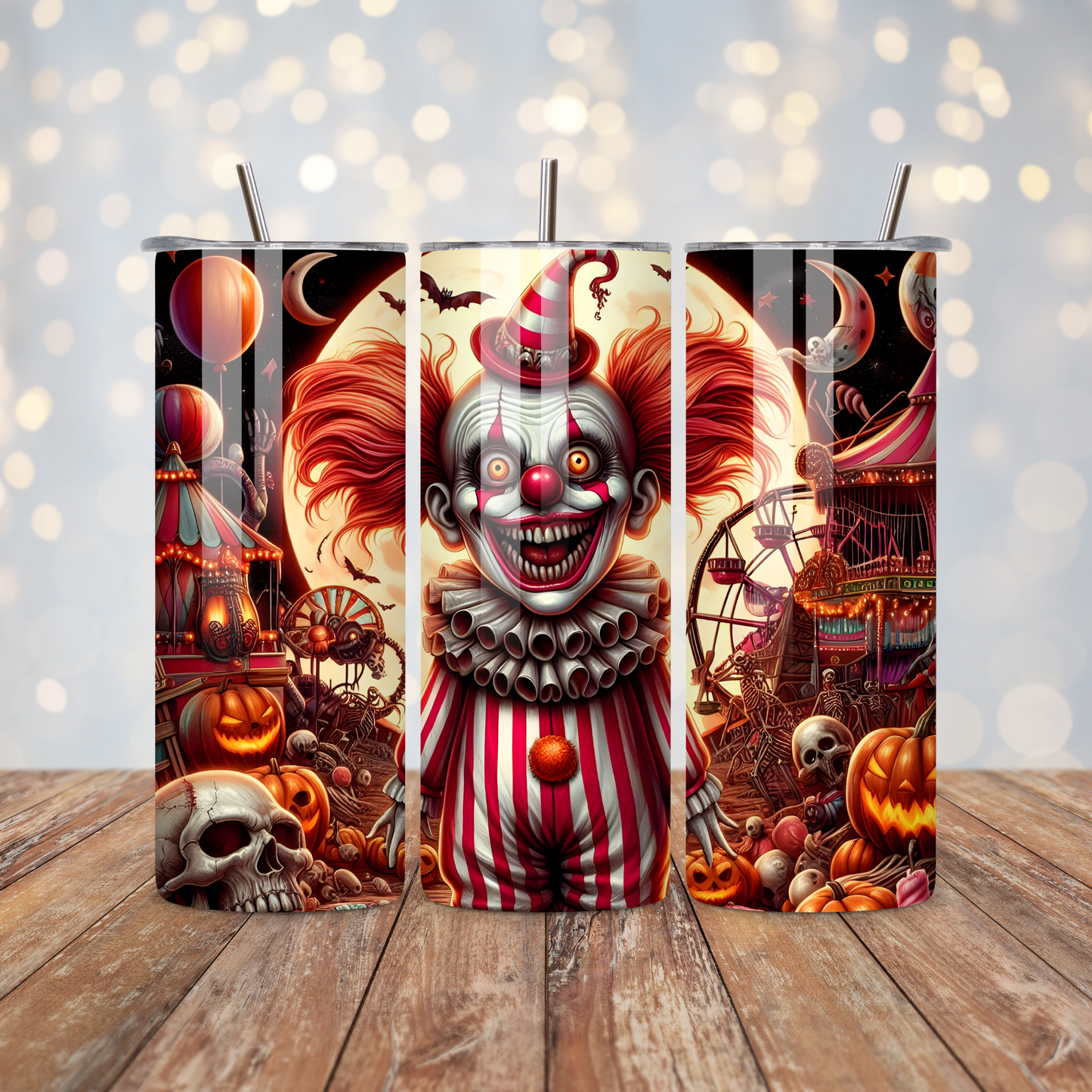 Scary Clown Sublimation Transfer