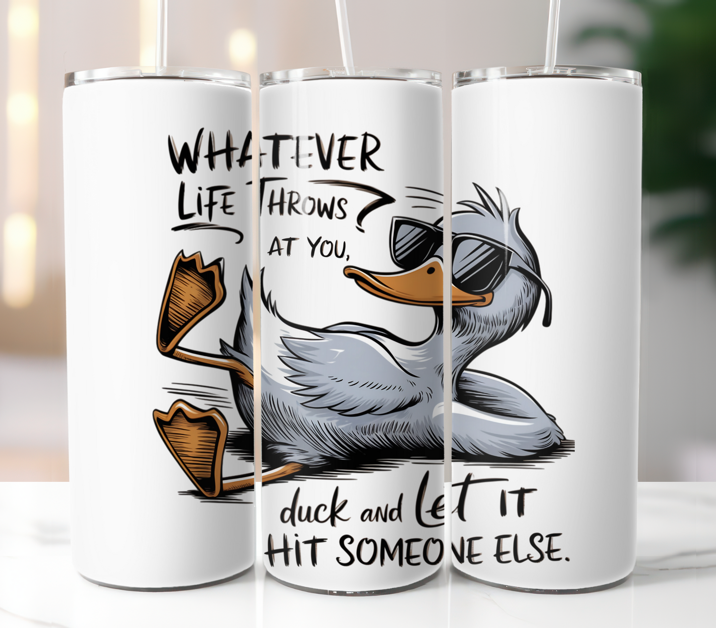 Whatever Life Throws Sublimation Transfer