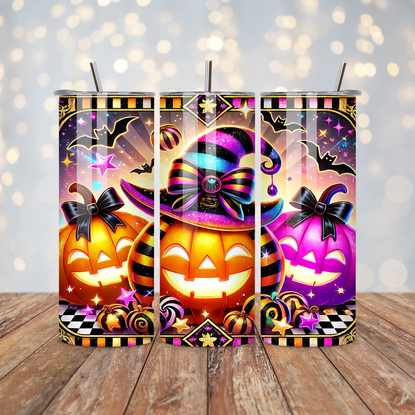 Bright Pumpkins Sublimation Transfer