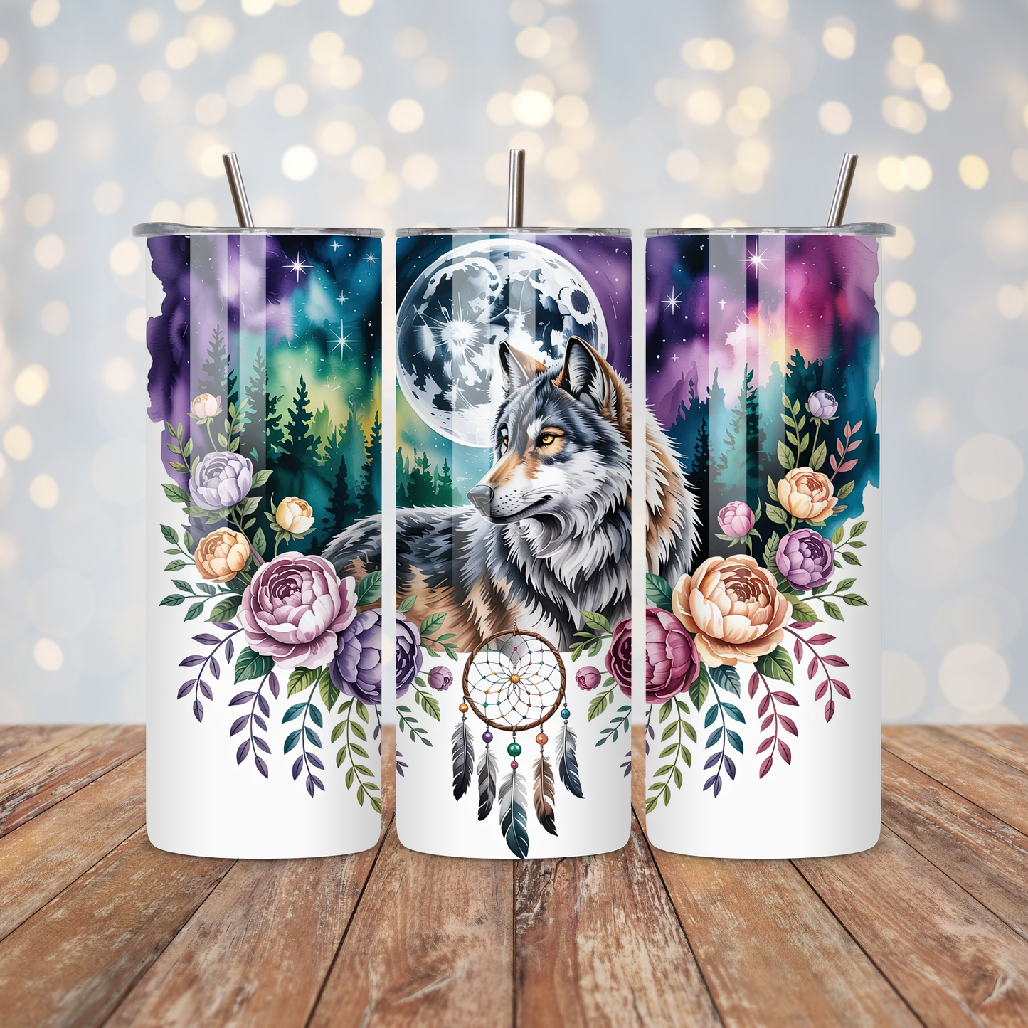 Dreamcatcher Wolf Sublimation Transfer