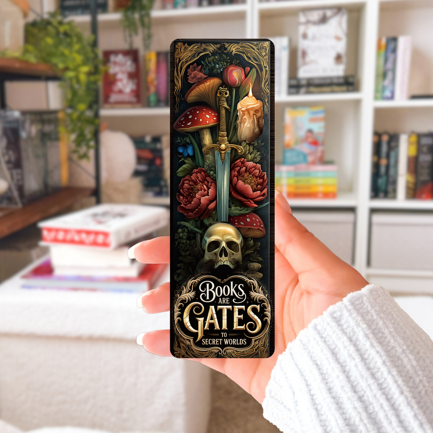 Books Are Gates to Secret Worlds Sublimation Transfers