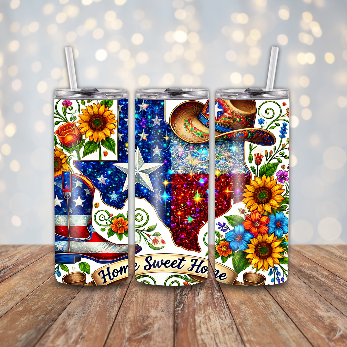 Home Sweet Home Texas Sublimation Transfers