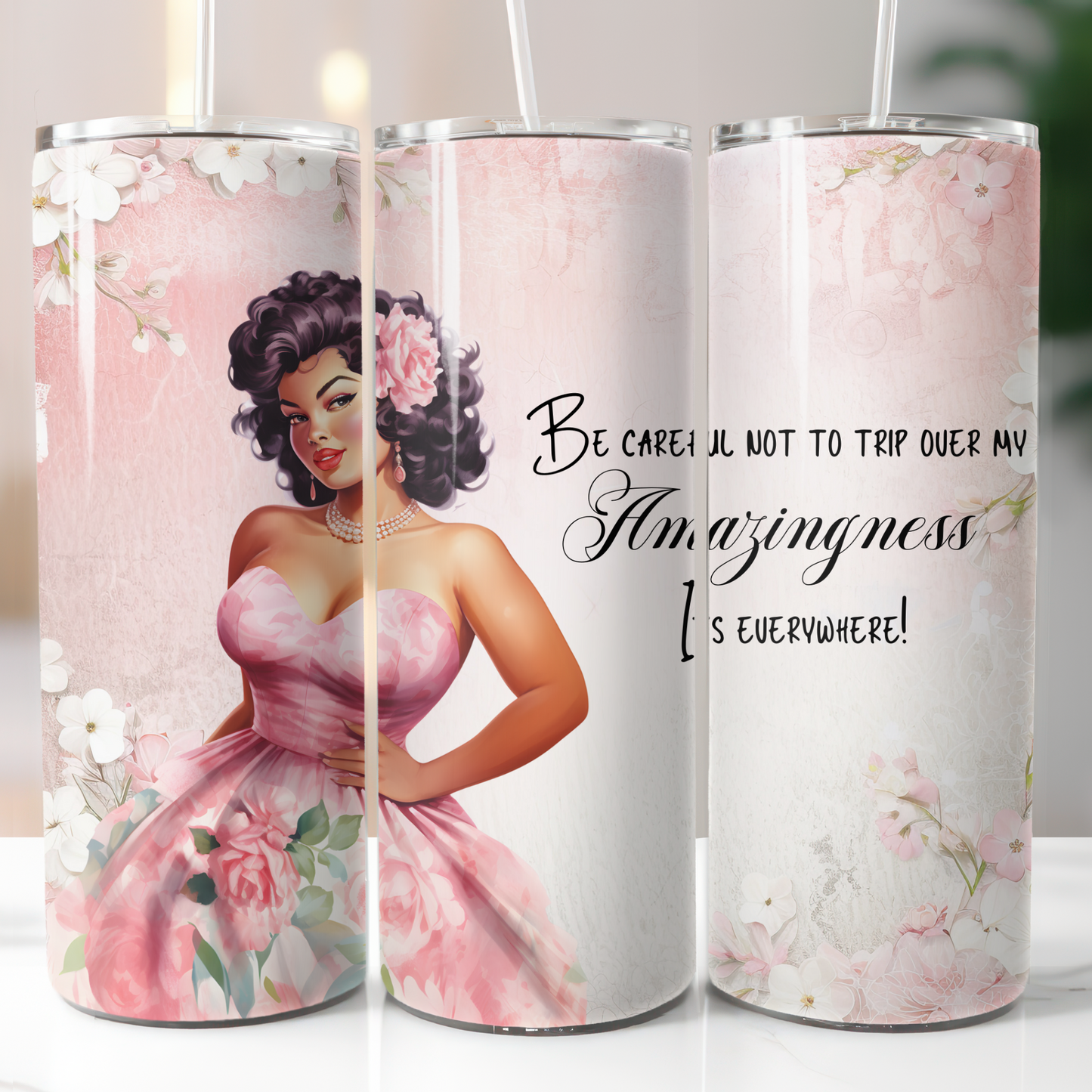 Pin-up Black Woman, Sublimation Transfer