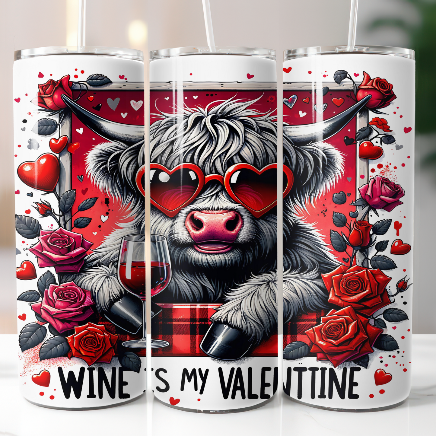Highland Cow Wine is my Valentine