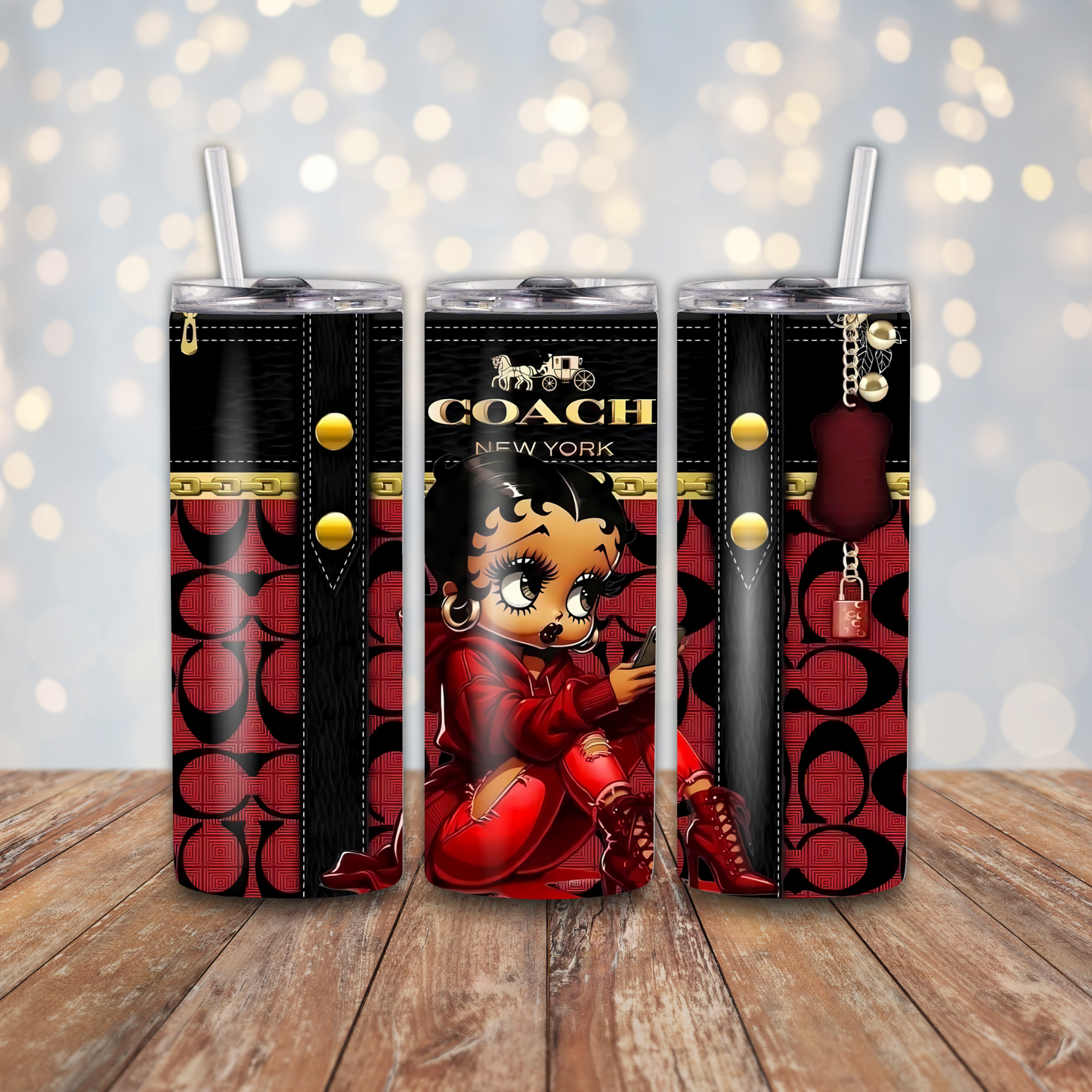 Betty Red Designer Sublimation Transfers