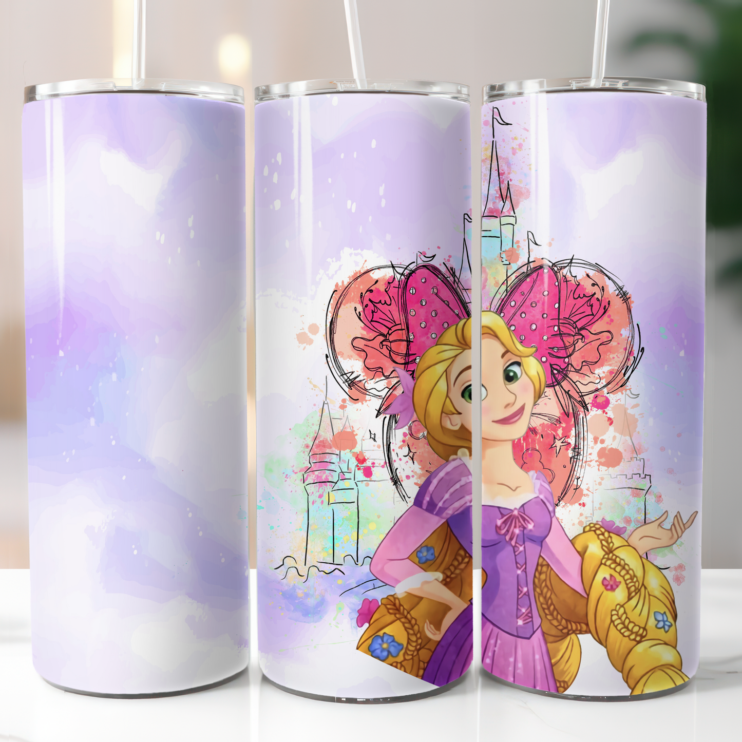 Princess Castle Bow, Sublimation Transfer