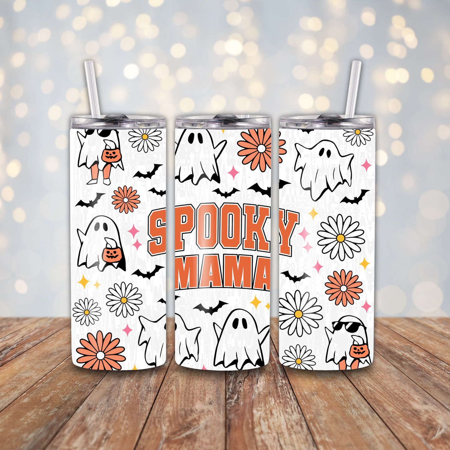 Spooky Mama Ghost Sublimation Transfers