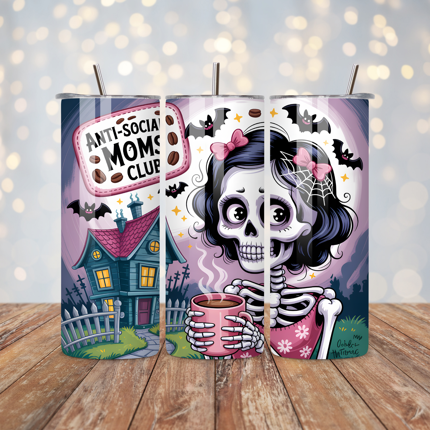 Anti-Social Moms Club Sublimation Transfer