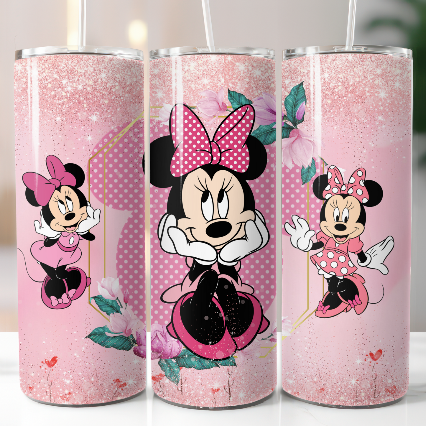 Disney Minnie, Sublimation, Ready to Print, Ready To Press, Print Out Transfer, 20 oz, Skinny Tumbler Transfer, NOT A DIGITAL
