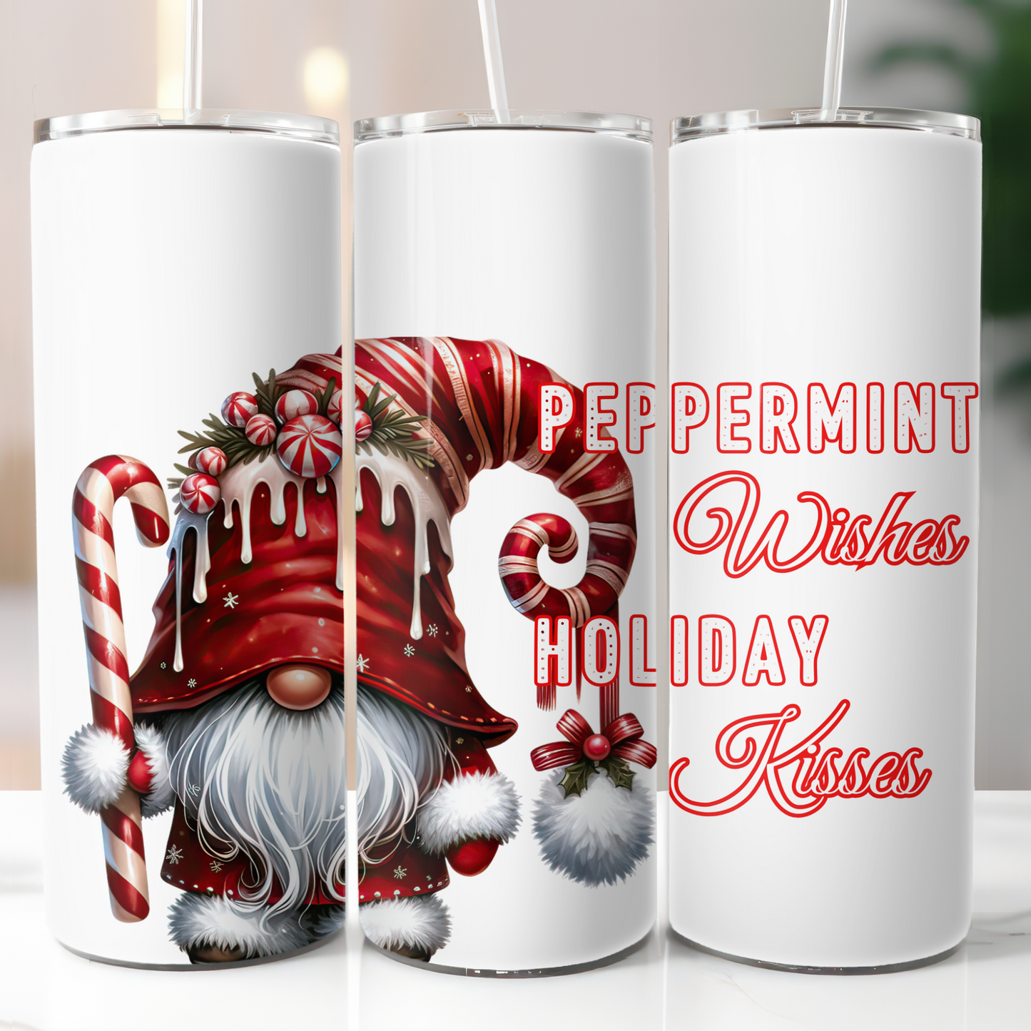 Peppermint Wishes, Sublimation Transfer