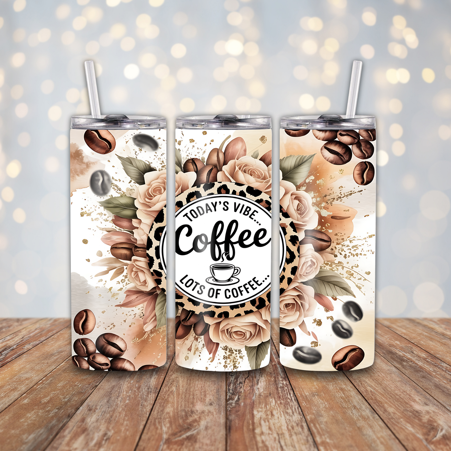 Today's Vibe Coffee Sublimation Transfers