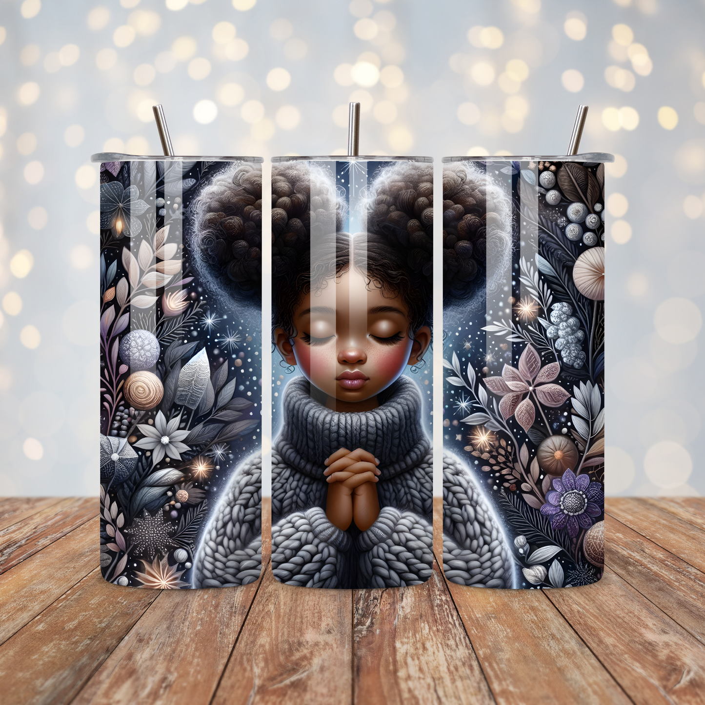 Beautiful Black Child Sublimation Transfer