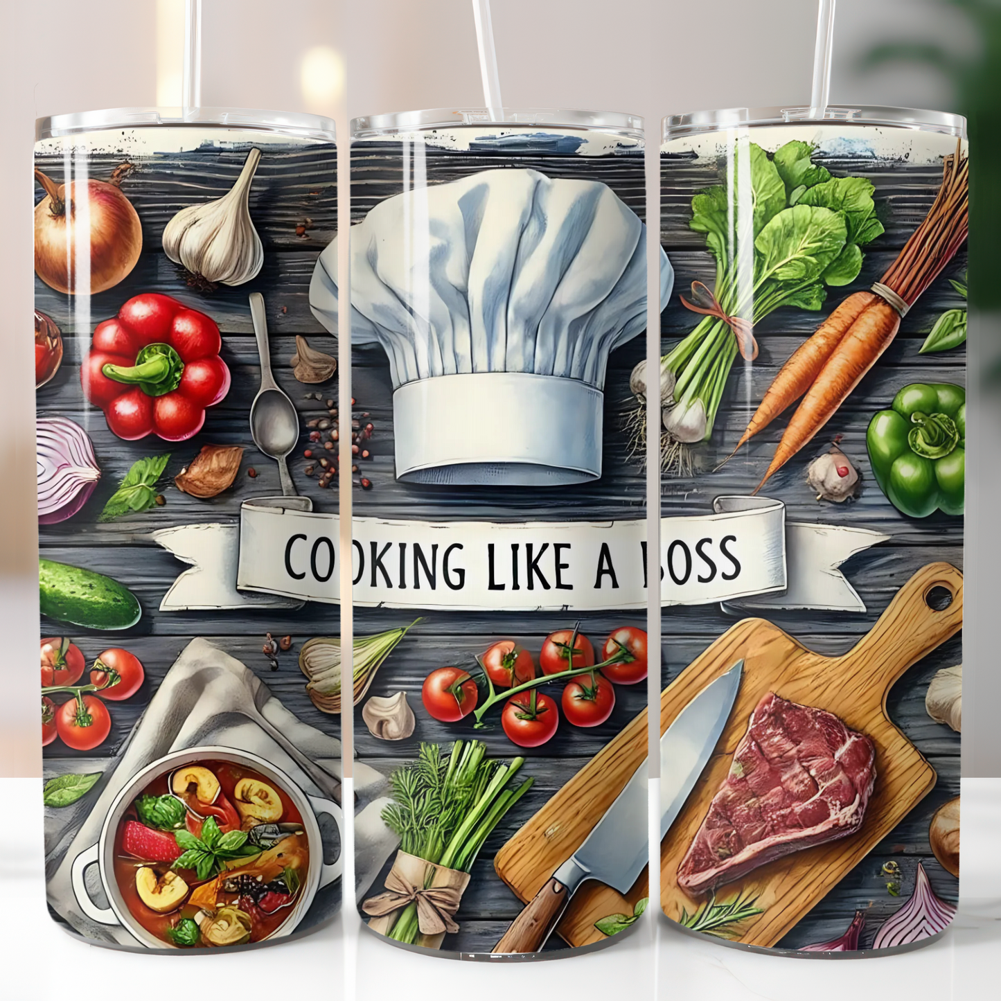 Chef Cooking Like A Boss