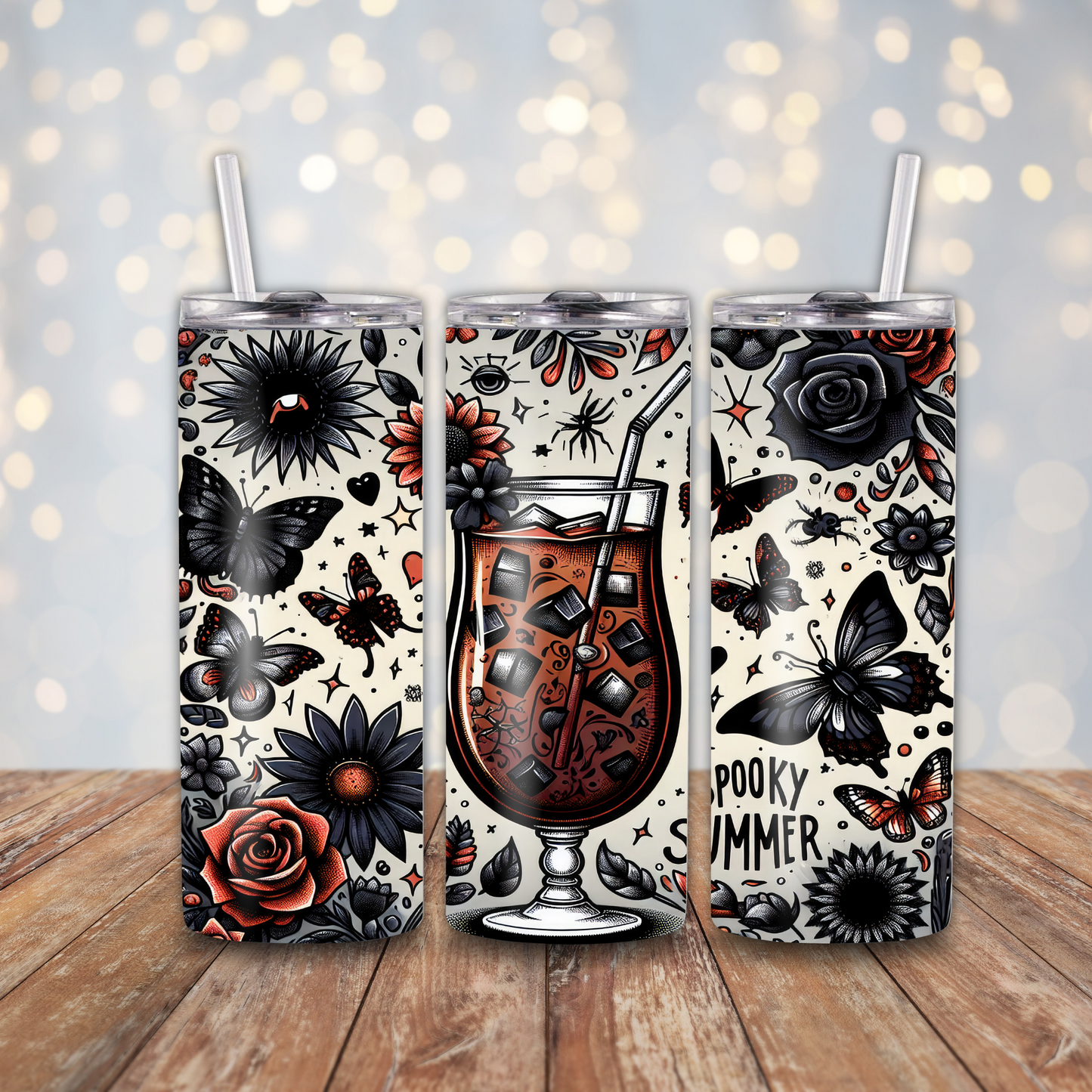 Spooky Summer Drink Sublimation Transfers