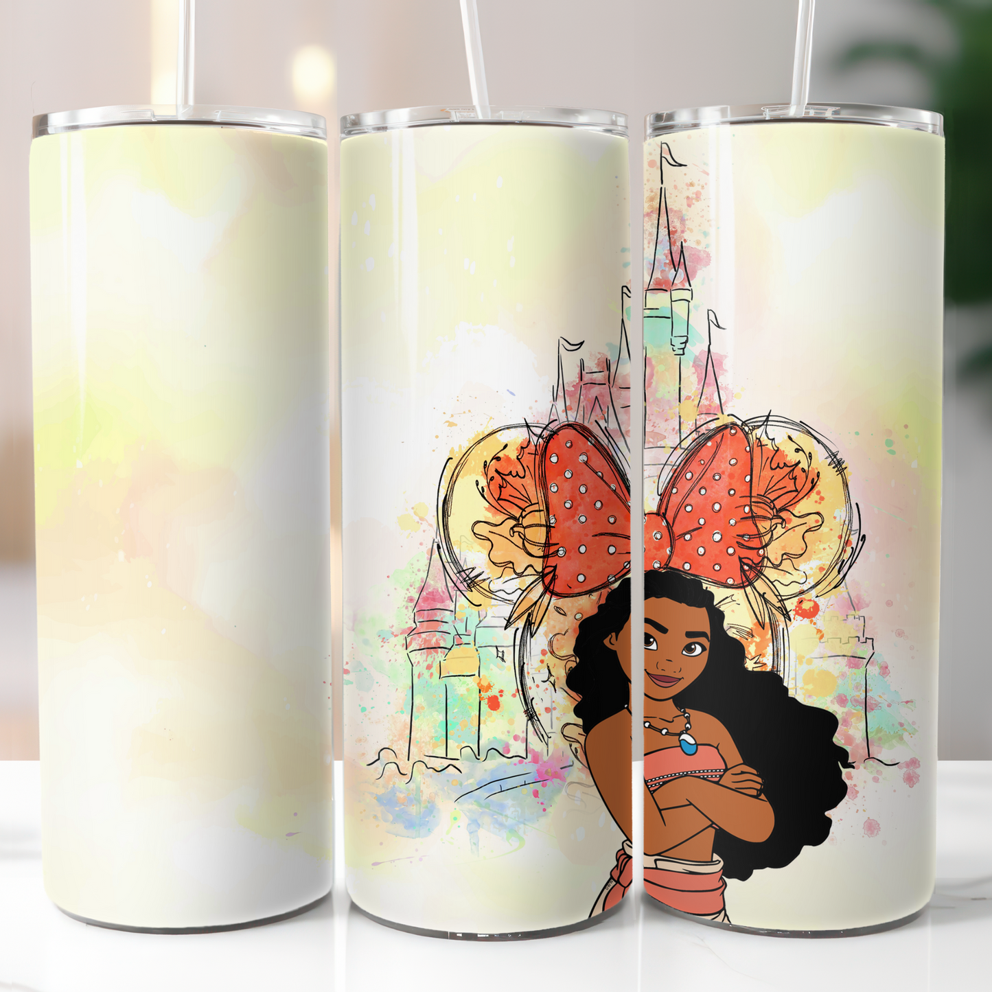 Princess Castle Bow, Sublimation Transfer