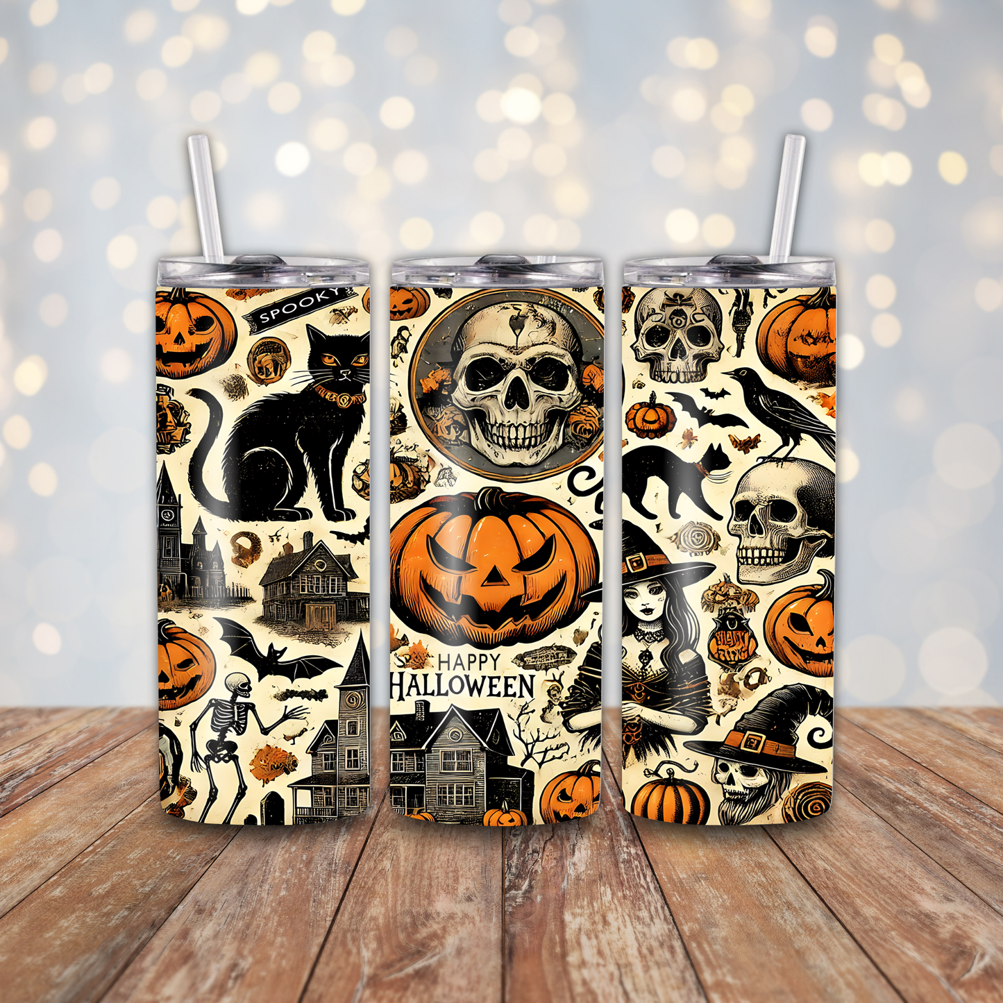 Happy Halloween Vintage Sublimation Transfers