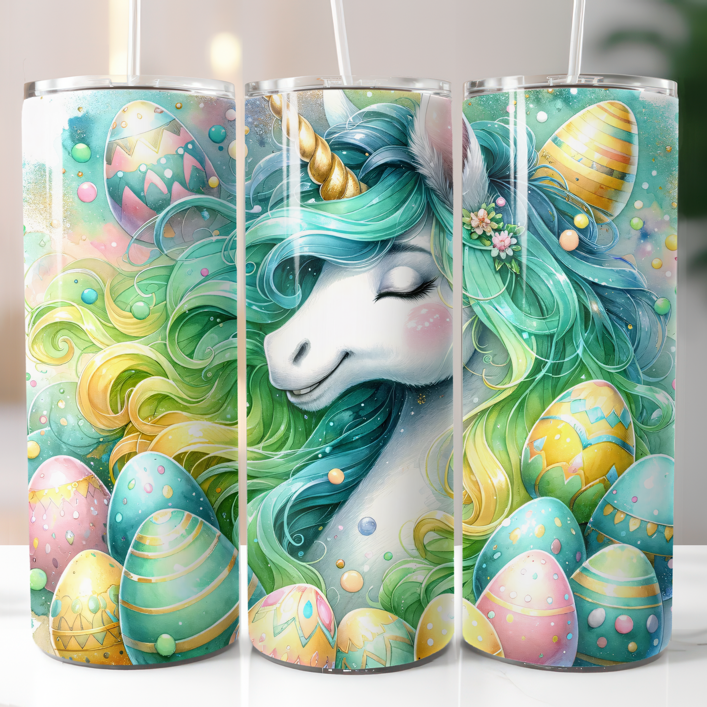 Easter Unicorn, Sublimation Transfer