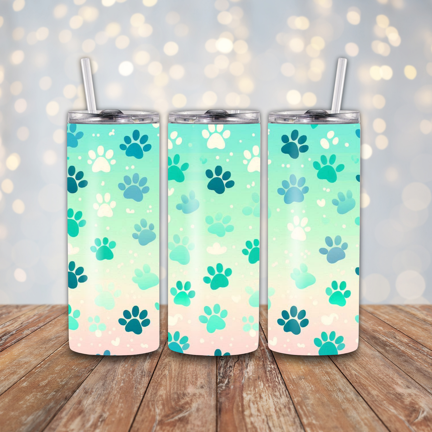 Dog Paws Sublimation Transfers