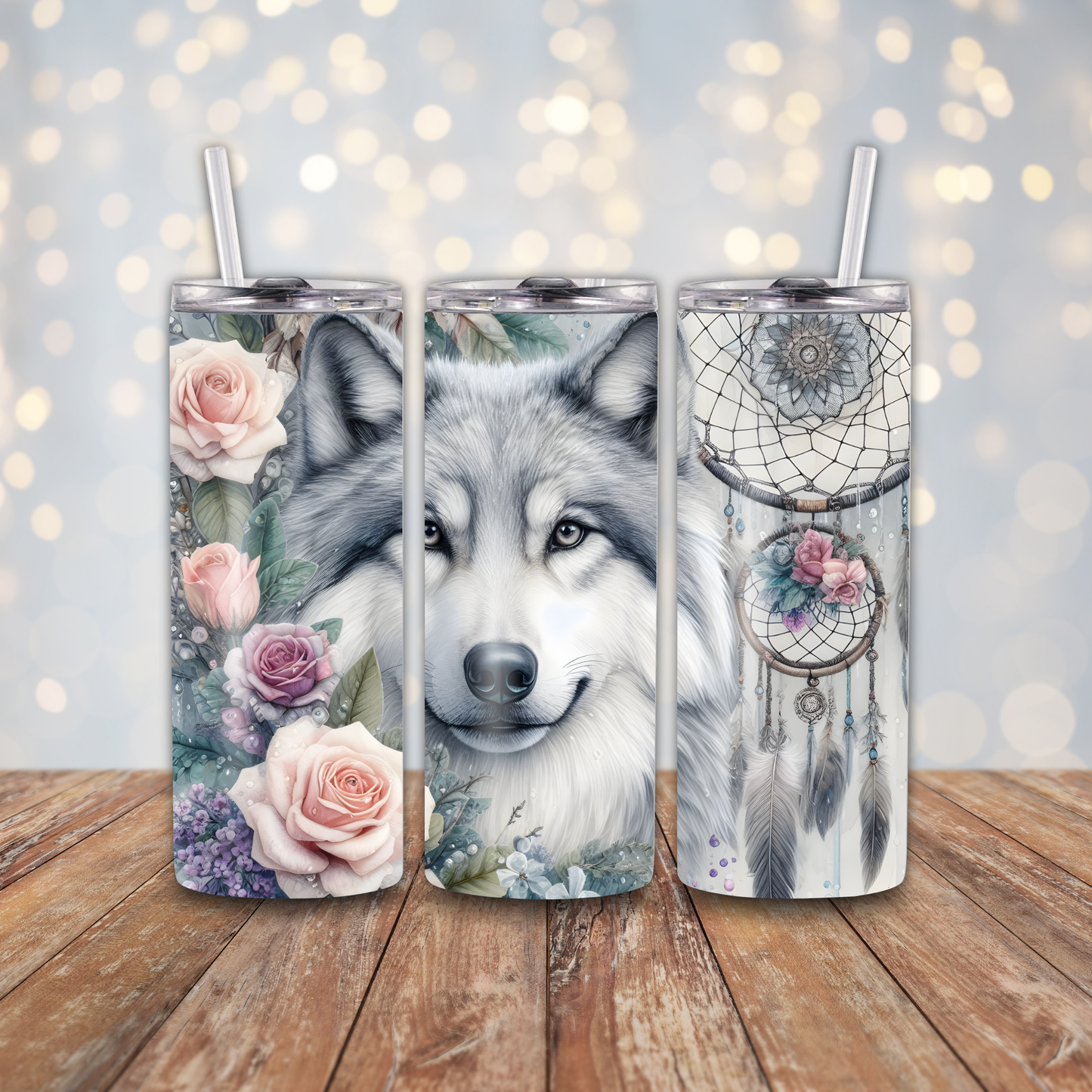 Wolf Dreamcatcher Sublimation Transfers