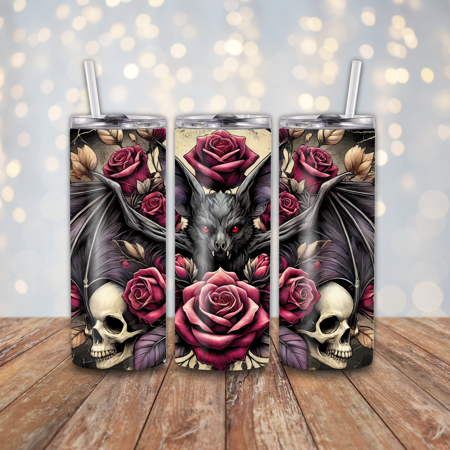 Gothic Bat Sublimation Transfers